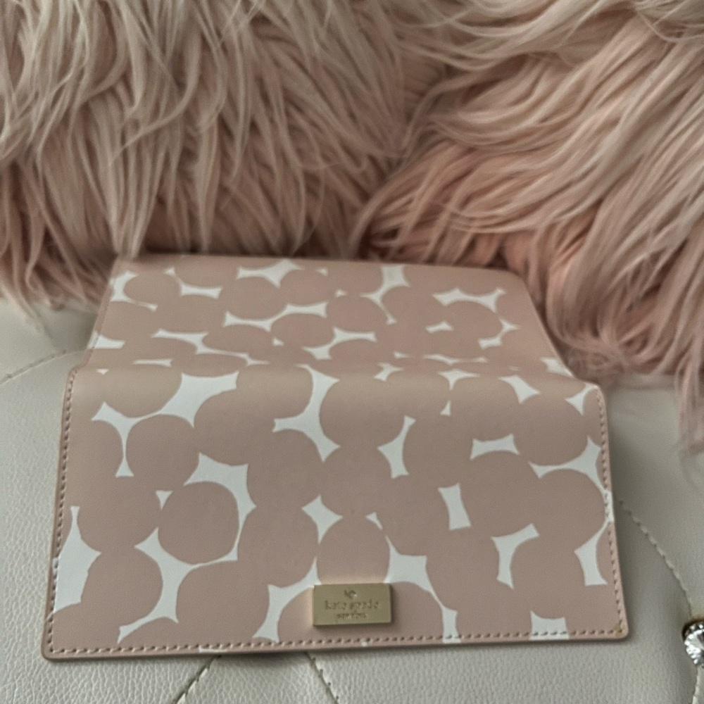 Kate Spade Putnam Drive Cyra Splodge Dot Pink Multi Large Flap Wallet - Picture 9 of 16